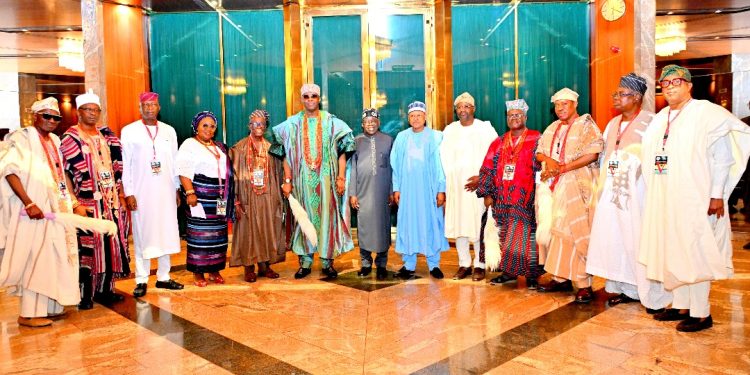 Tinubu hosts Soun of Ogbomosoland, says ‘with our reforms, Nigeria now respected globally’