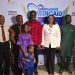 The Assistant Director Loveworld Medicaid,  Dr Jumoke Ola-Akisanya with the beneficiaries of the V.I.S.I.O.N.10,000 FREE EYE SURGERIES