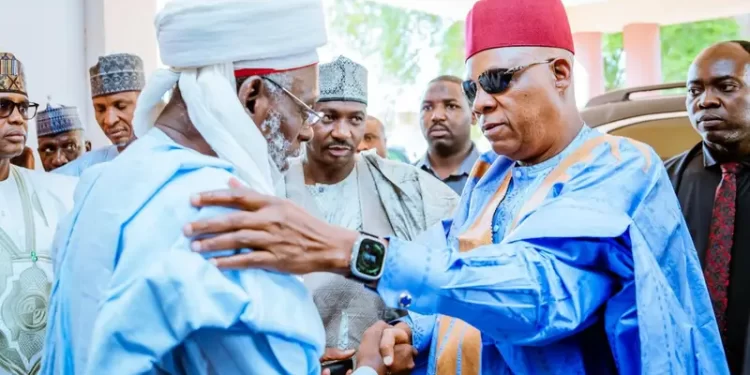 Shettima visits Shagari’s family over matriarch’s death