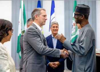 U.S. delegation led by Riley Moore meets with NSA Nuhu Ribadu, others (see pix)
