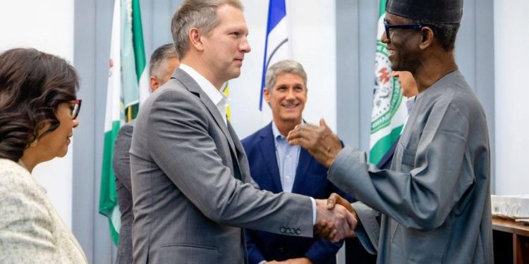 U.S. delegation led by Riley Moore meets with NSA Nuhu Ribadu, others (see pix)