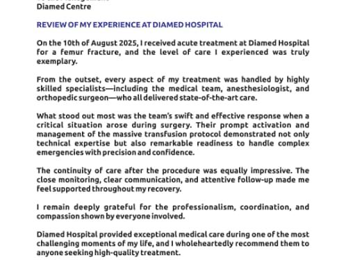 My experience at Diamed Hospital, by Aare Kola Oyefeso