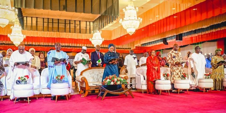 Obasanjo, Gowon, Ooni join Remi Tinubu at 2025 Christmas Carols