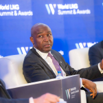 Philip Mshelbila, NLNG's MD/CEO, speaking on the panel "Energy Expansion in a Challenging Global Trade Environment" at the 25th World LNG Summit in Istanbul, Turkey.