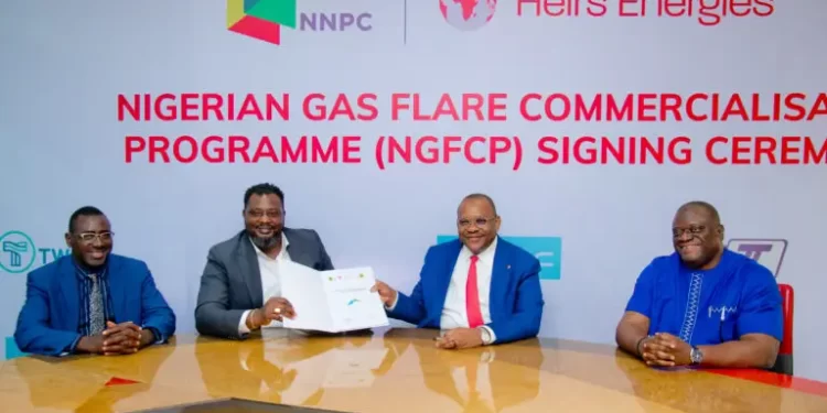 NNPC/Heirs Energies JV seals flare-gas deals with 5 firms