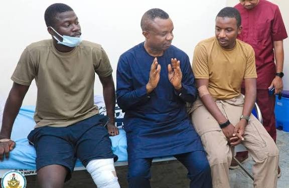 NAF jet crash: CAS visits pilots, says they displayed courage, professionalism