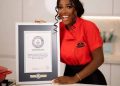 Nigerian celebrity chef Baci becomes three-time Guinness World Record holder