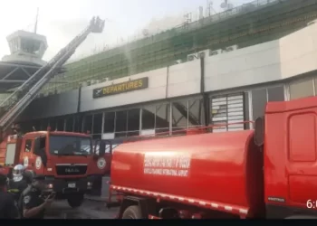 Murtala Muhammed International Airport reopens after fire; Emirates, British Airways, Lufthansa flights diverted, police deploy helicopter