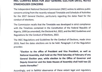 2027 polls: INEC consults over Ramadan overlap, notes public concerns