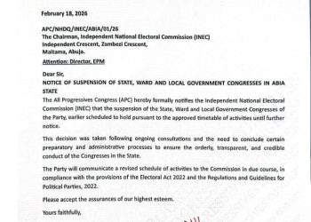 2027: Otti’s defection real reason behind APC NWC’s postponement of Abia congresses