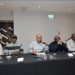 Alt="L-R: Senior Special Assistant to the President on Digital Media, Otega Ogra, Minister of Solid Minerals, Dele Alake, Minister of Information and National Orientation, Mohammed Idris, Special Adviser to the President on Information and Strategy, Bayo Onanuga and Special Adviser to the President on Media and Public Communication, Sunday Dare during an interactive session with Nigerian Media practitioners in UK at Hilton Kensington Hotel, London ahead of President Bola Tinubu's State Visit"