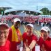 L-R: The Rotary Foundation Trustee chair, Holger Knaack; the Rotary International President-Elect, Yinka Babalola; the Outgoing President, Francesco Arrezo; and the Host Organising committee chair, Jackson Hsieh, at the 12.5kilometres run in support of Polio Eradication during the just-concluded RI Convention in Taipei, Taiwan. PHOTO: Rotary International
