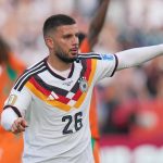 during the World Cup Group E soccer match between Germany and Ivory Coast in Toronto, Saturday, June 20, 2026. (AP Photo/Stephanie Scarbrough)