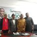 From left: Dr Isaac Adanikeh, CEO Isaac John Business Solutions Ltd; Dr Mike Oladunjoye Egbayelo, Convener; Dr Tim Akano, Managing Director, New Horizons Ltd and Dr Adeleke Adedeji, Chief Operating Officer, Henry Karl Company Ltd, at the launch of Technocrats for Hamzat, in Lagos.