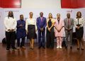 From left: Co-founder and Chief Executive Officer of Chowdeck, Femi Aluko; Rapper and Entrepreneur, M.I Abaga; Head, Remittances, Uzoamaka Oyeka, United Bank for Africa (UBA); Head Digital Banking, UBA, Olukayode Olubiyi; Venture Capitalist/ Co-founder,  Octerra Capital, Ashim Egunjobi; Founder, Lumination Global Network, Adaora Mbelu; Head, Agency Banking, UBA, Adetunji Iyiola and Head Corporate & Other Collections,  UBA, Ugochi Obanua-Nwaukor, during the UBA Small Medium Enterprise (SME) Business Series, themed ‘,"Building for Africa's Realities: Turning Consumer Feedback into Technology-Driven Solutions," ’held at UBA House, Marina, Lagos...on Thursday