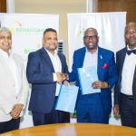 From Left: Director, Indorama Eleme Petrochemicals Limited, Munish Jindal; the Managing Director, Manish Mundra; Managing Director/Chief Executive Officer, Renaissance Africa Energy Company Limited, Tony Attah; and Renaissance’s Executive Vice President/Chief Finance Officer, Olusegun Banwo, after signing the agreement for Renaissance to supply 60 million standard cubic feet of gas per day to Indorama, in Abuja.