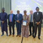 From left: Abdullahi Aliyu Maiwada, PhD,
National PRO, Nigeria Customs Service; Mr. Timi Bomodi, Deputy Comptroller-General of Customs (DCG); Roger Wolens, President, Green Apple Awards; Mbiduffu Ibrahim fsi, Comptroller in Charge of CSR; Prof. John Struthers, University of West Scotland and Mr. Chris Adetayo, Consultant CSR at the Commonwealth CSR Awards held at the Bargeddie International Hub, Bargeddie, Scotland, United Kingdom on Friday 31, July 2026.