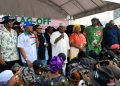 From left: Deputy State Chairman, Peoples Democratic Party, Hon. Abiodun Ogunremi; Chairman, Dr. Abayomi Tella; Deputy Governorship Candidate, Hajia Yemi Sowunmi-Kolapo; Governorship Candidate, Hon. Ladi Adebutu; Ogun Central Senatorial Candidate, Prof Iyabo Obasanjo; House of Representatives Candidate, Abeokuta South Senatorial District, Hon. Toyin Amuzu, and Director, Media and Publicity, Ladi Adebutu Campaign Organisation, Hon. Afolabi Orekoya, at the flag-off of the PDP National Assembly Campaign in Abeokuta...on Wednesday.