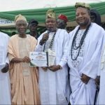 From left: National OPC Coordinator, Alhaji Kasimu Lawal; Chairman, OPC Board of Trustees, Hon. Wale Oshun; President, Otunba Wasiu Afolabi; Deputy President (Administration), Adeleke Akintayo, and Deputy President (Operations), Prince Ogunmoye Odunayo, at the 32nd anniversary and inauguration of National Executive Officers of O’odua People’s Congress (OPC) in Lagos...on Saturday.
