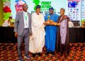 From left: Akinadewo, Daniel, Sanwo-Olu and Lai Mohammed