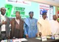 From left: Akinadewo, Mohammed, Sanwo-Olu, Daniel, Adebutu, Adesina